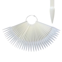 MOSTRAR NATUR STILETTO PENTRU LACURI DE UNGHII 40buc.
