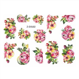 Tatuaj 3D Flori ZD3102